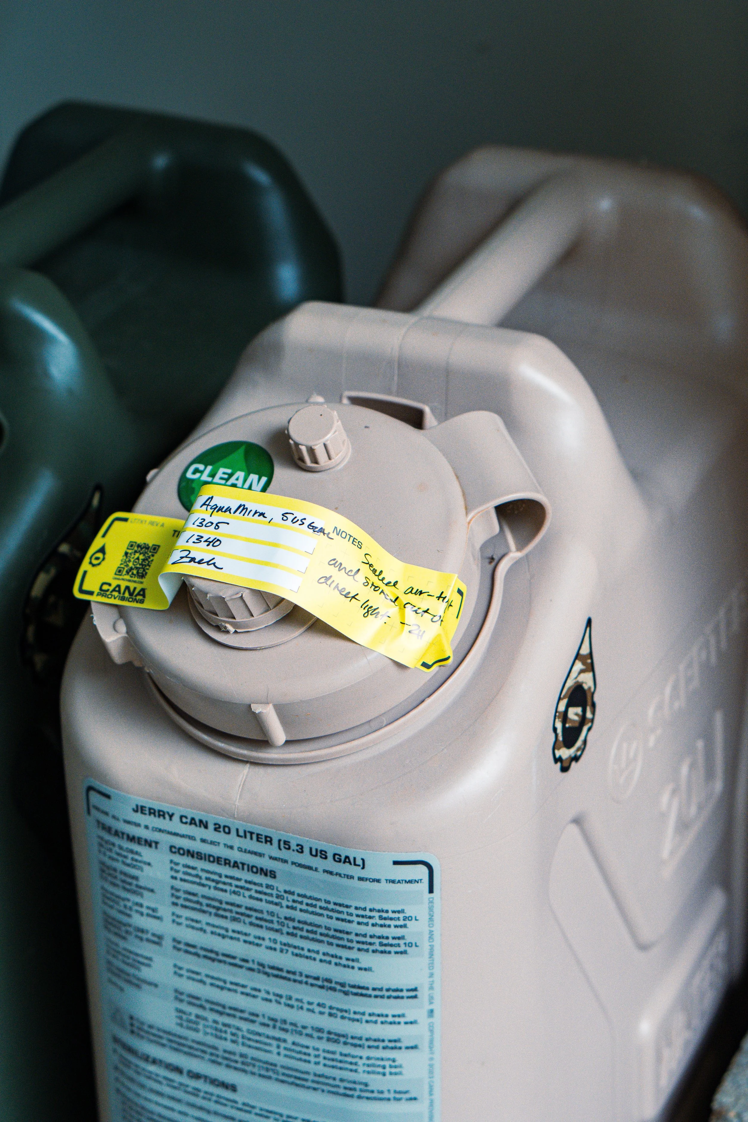 Freshly Dirty Untitled 67 Bグレード Clean & Dirty Jerry Can Tags | Cana Provisions